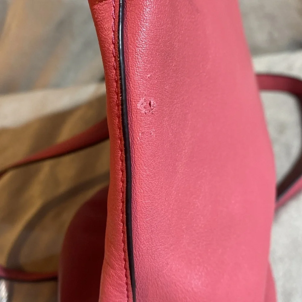 COACH Bleecker Sport Mini Duffle Crossbody Shoulder Bag Loganberry 32281